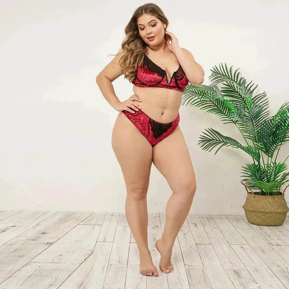 Lingerie grande taille Velours - EX-STOCK Canada