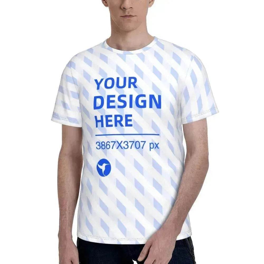 Loose And Comfortable Men's Short Sleeve Full Width T-shirt - EX-STOCK Canada