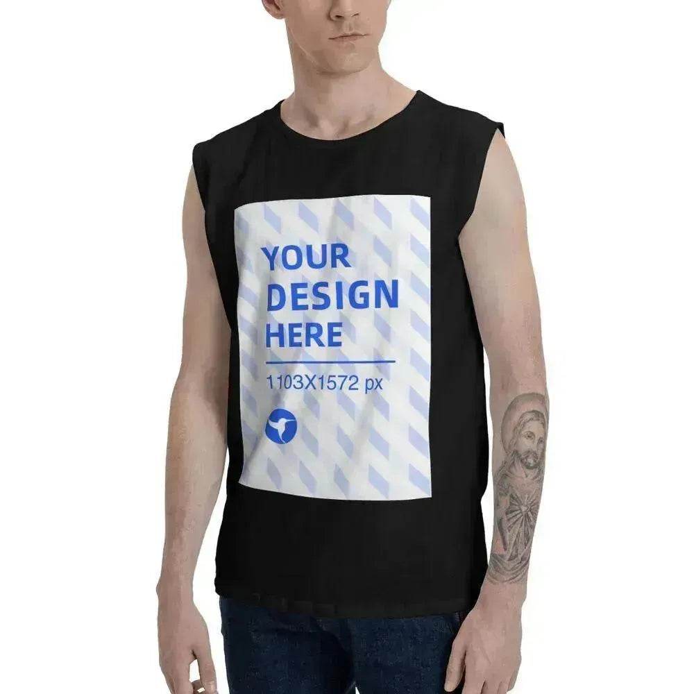 Loose And Simple Men's Sleeveless T-shirt - EX-STOCK Canada