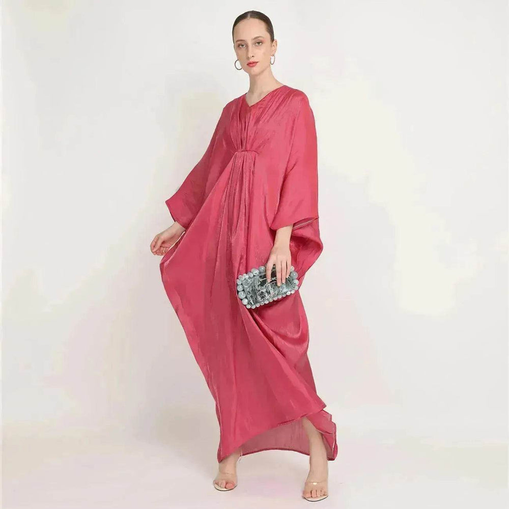 Loose Batwing Long Sleeve Abaya Dress for Arab Dubai Turkey Middle East Women - EX-STOCK Canada