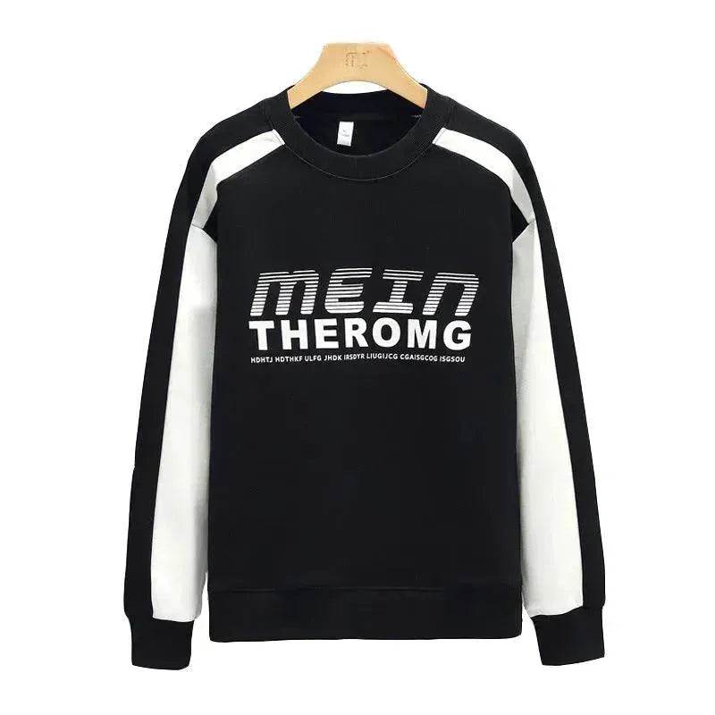 Loose-fitting Casual Round-neck Long Sleeve T-shirt - EX-STOCK Canada