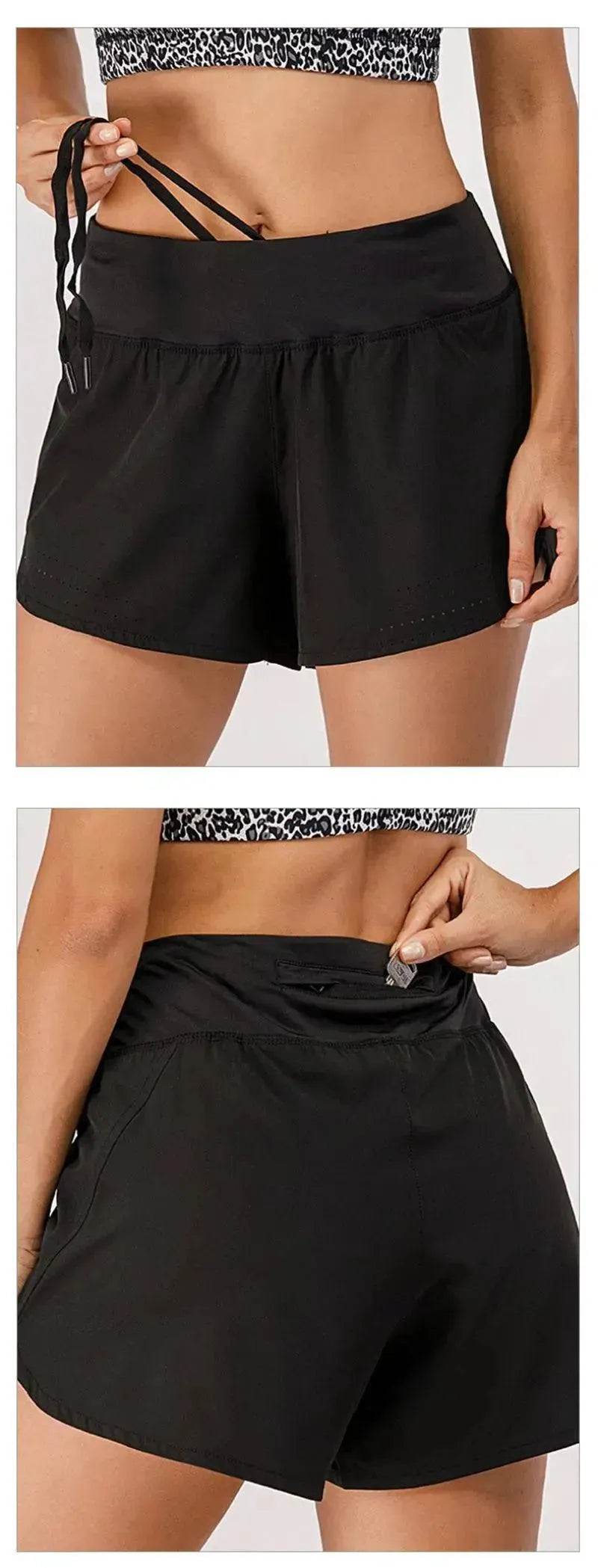 Loose Gym Running Outside Wear Drawstring Yoga Pants Pockets - EX-STOCK Canada