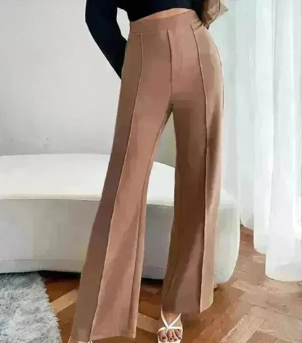 Loose Straight Pants Women High Waist Casual Trousers - EX-STOCK CANADA