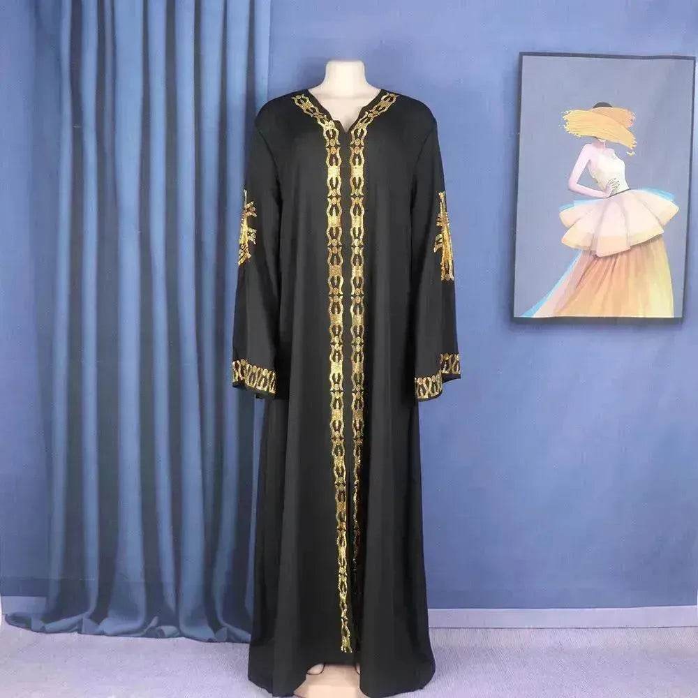 Luxurious Plain and Embroidered Turkey Abaya Dress - EX-STOCK Canada