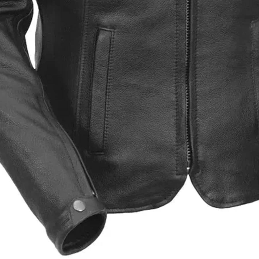 Women's Motorcycle Jacket. Vented Cowhide with Zip-Out Thermal Liner EX-STOCK Canada
