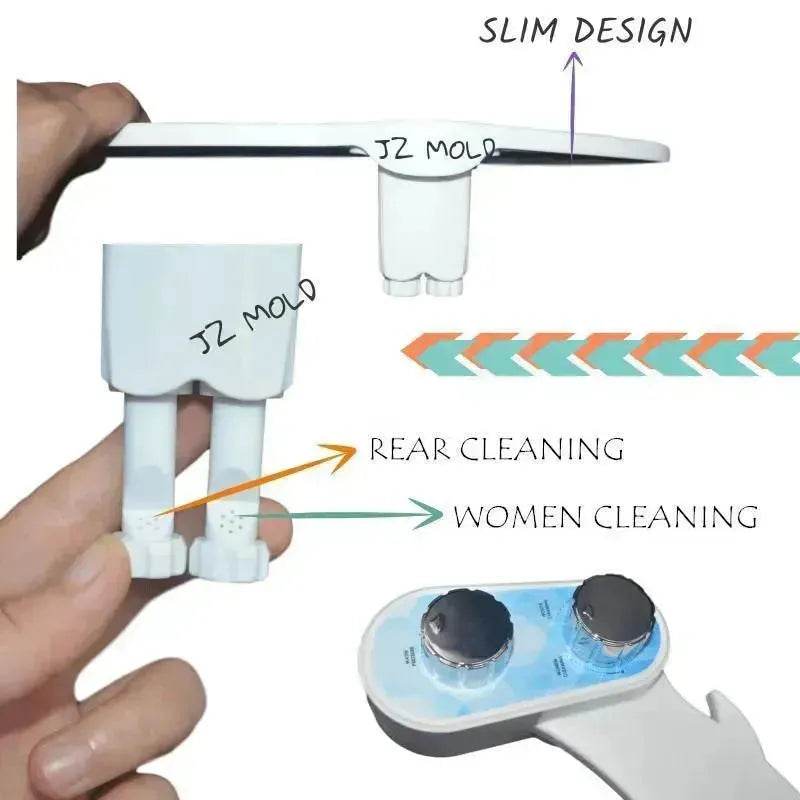 Manually Adjustable Toilet Bidet And Mechanical Bidet for Butt Washing. - EX-STOCK Canada