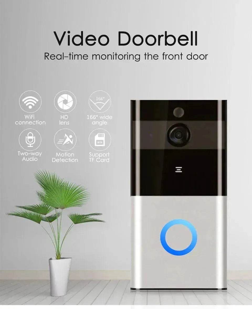 Marlboze WiFi Doorbell Camera – 720P Video & PIR Motion - EX-STOCK Canada