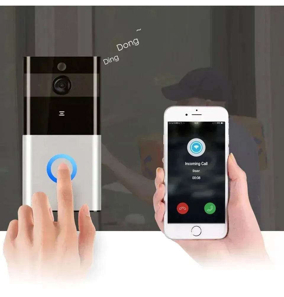 Marlboze WiFi Doorbell Camera – 720P Video & PIR Motion - EX-STOCK Canada