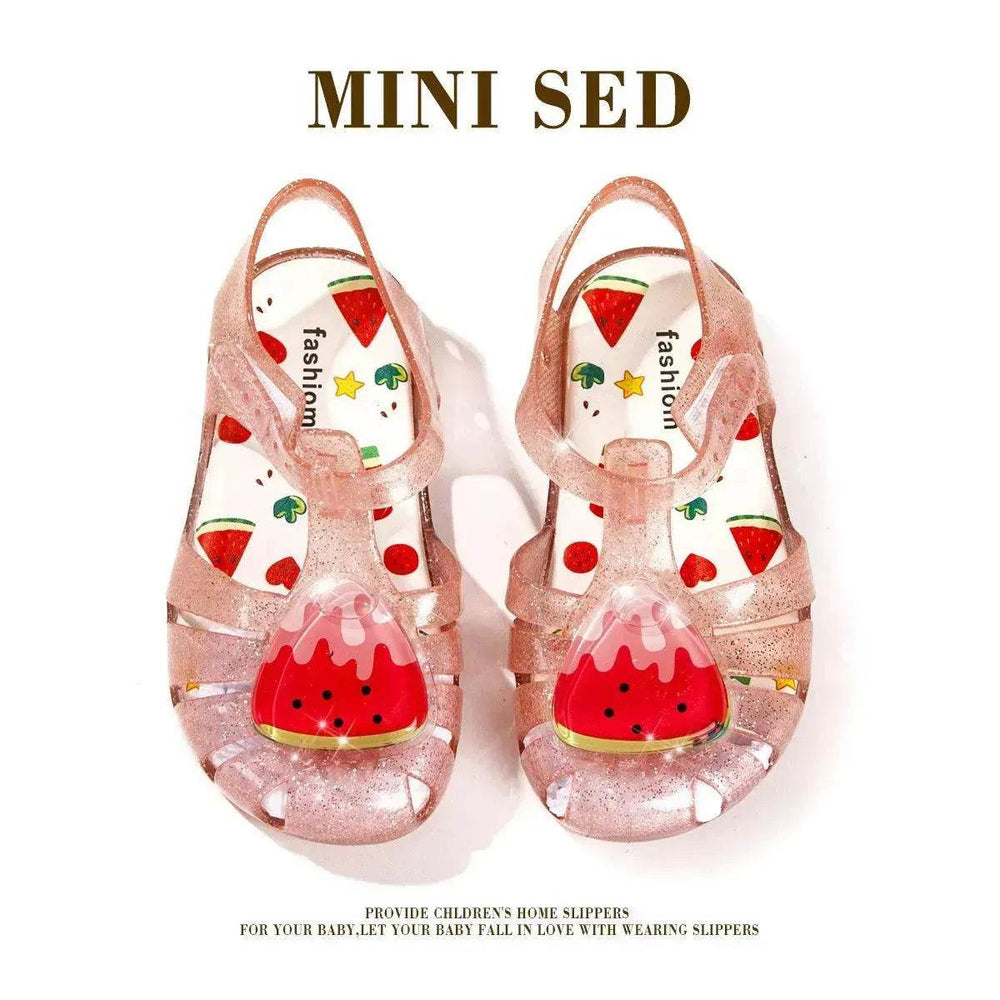 Meli Crystal Shoes Fruit Soft Bottom Roman Style - EX-STOCK Canada