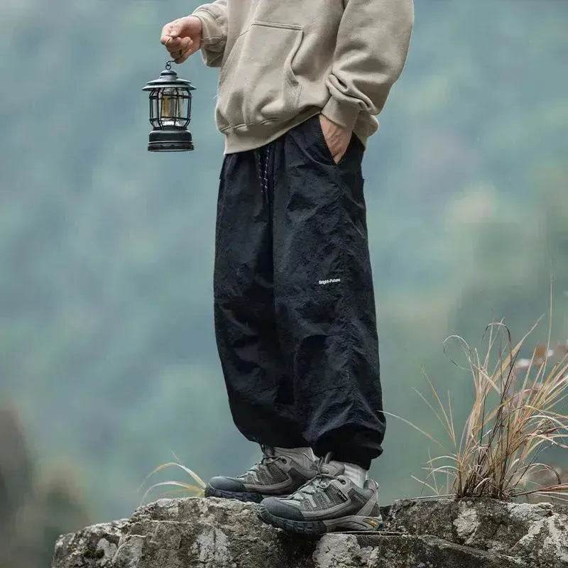 Men's Fashion Ankle-tied Loose Waterproof Workwear Pants - EX-STOCK Canada