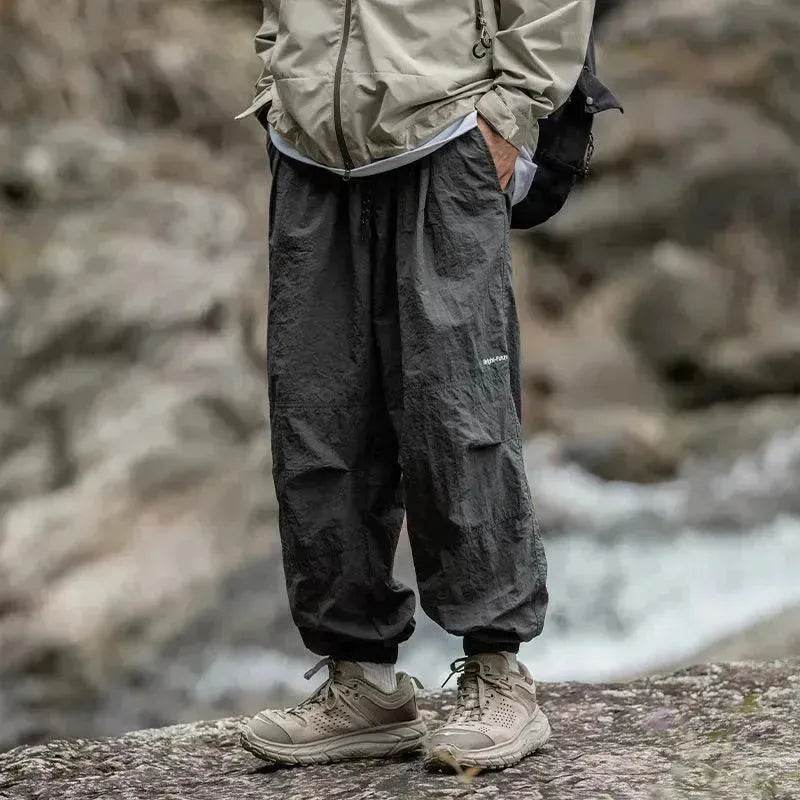 Men's Fashion Ankle-tied Loose Waterproof Workwear Pants - EX-STOCK Canada