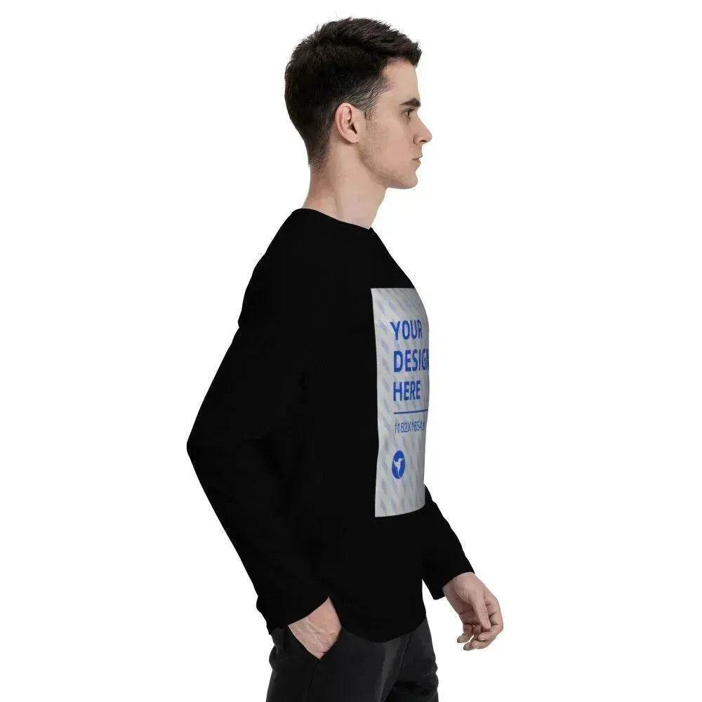 Men's Long Sleeve Crew Neck T-Shirt - EX-STOCK Canada