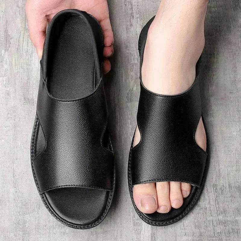 Men's Sandals Summer Men's Casual Soft Bottom Non-slip Wear-resistant And Deodorant Beach - EX-STOCK Canada