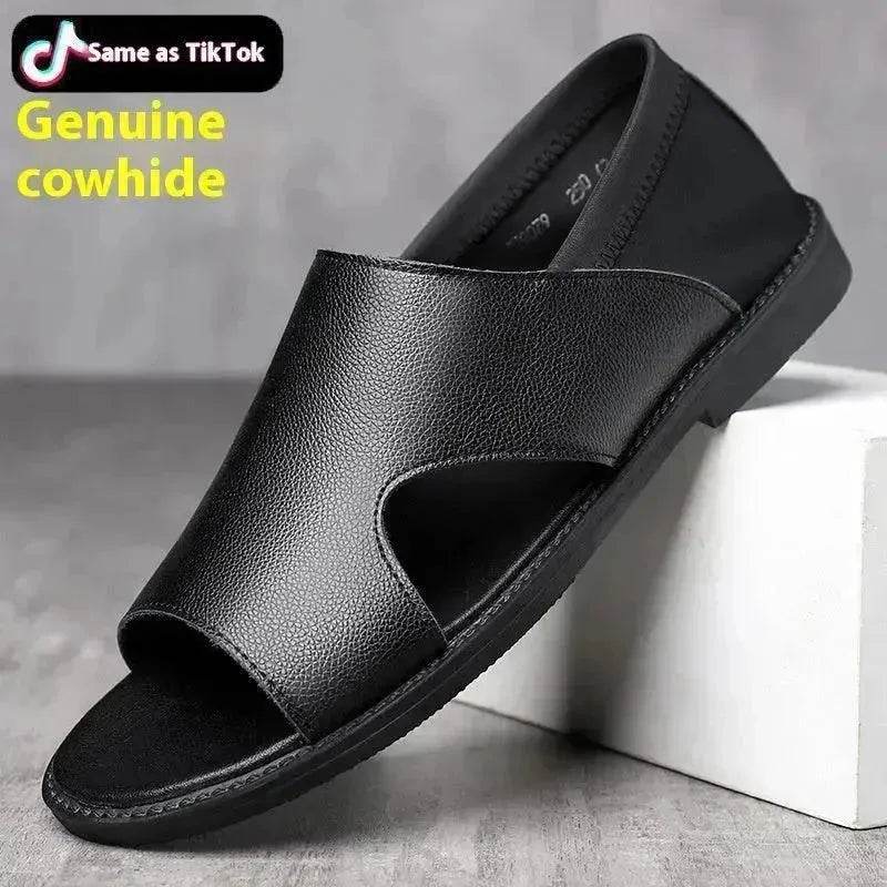 Men's Sandals Summer Men's Casual Soft Bottom Non-slip Wear-resistant And Deodorant Beach - EX-STOCK Canada