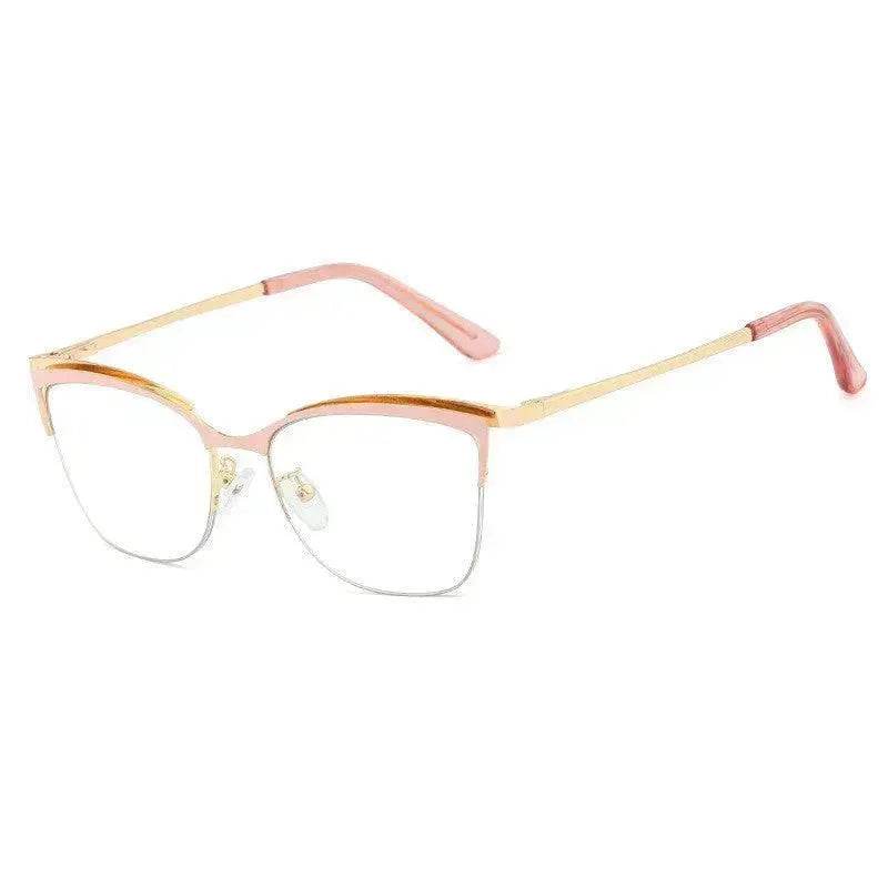 Metal Optic Glasses Frame Square Plain Color Anti Blue Light for Women and Men - EX-STOCK Canada