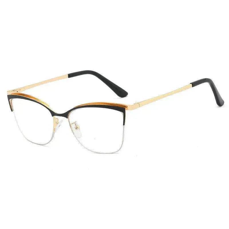 Metal Optic Glasses Frame Square Plain Color Anti Blue Light for Women and Men - EX-STOCK Canada