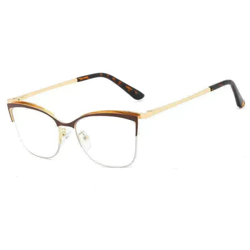 Metal Optic Glasses Frame Square Plain Color Anti Blue Light for Women and Men - EX-STOCK Canada