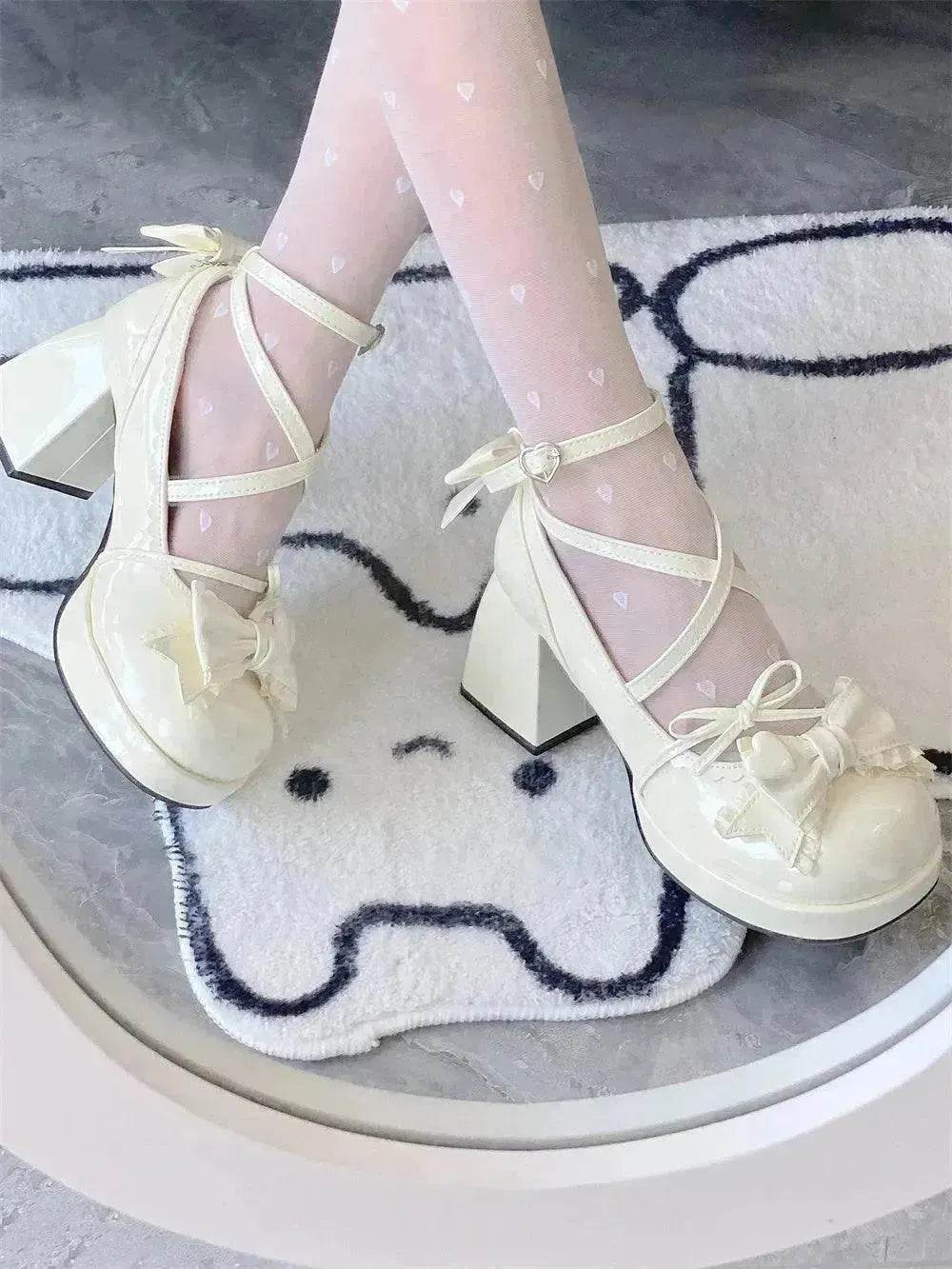 Mid Heel Platform Cute Single-layer Shoe Kid s Lolita Shoes - EX-STOCK Canada