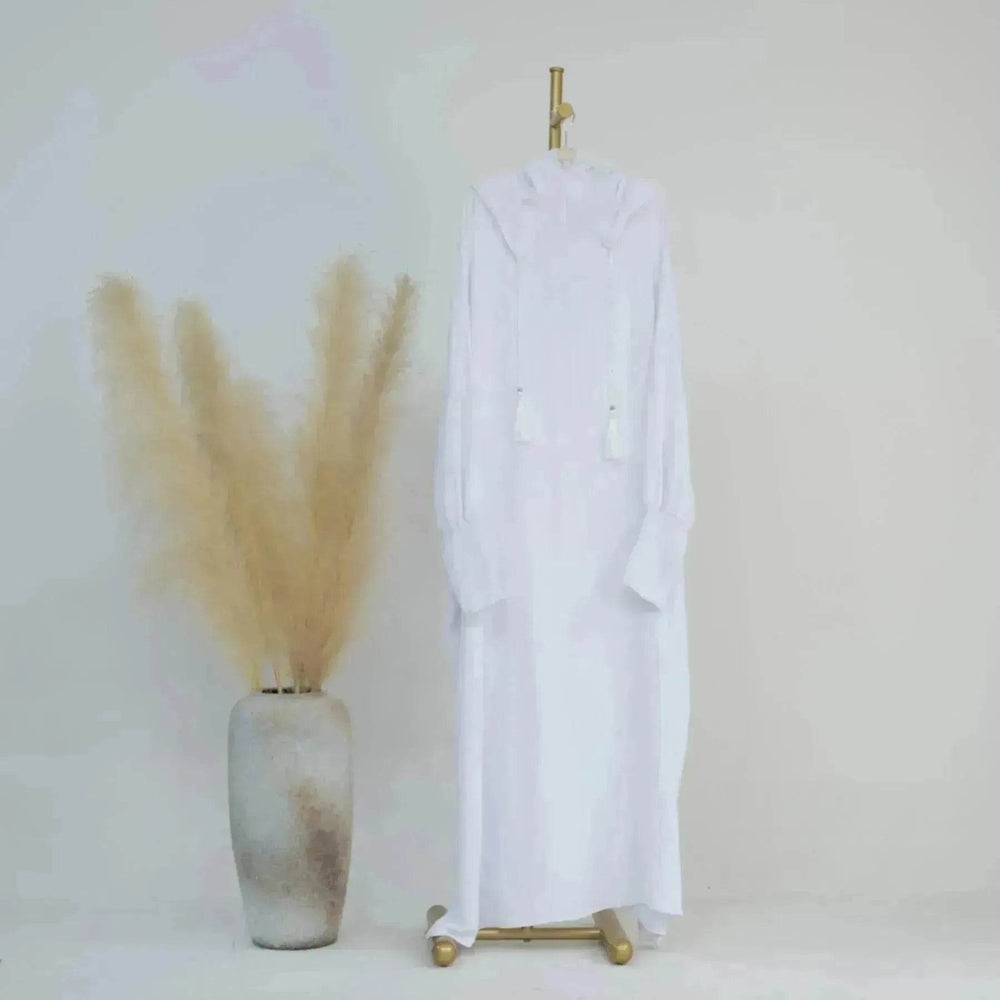 Middle East Dubai Turkey Solid Color Dress - EX-STOCK Canada