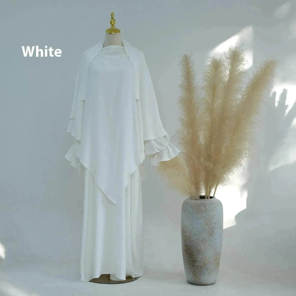 Middle East Dubai Turkey Solid Color Dress Leisure - EX-STOCK Canada