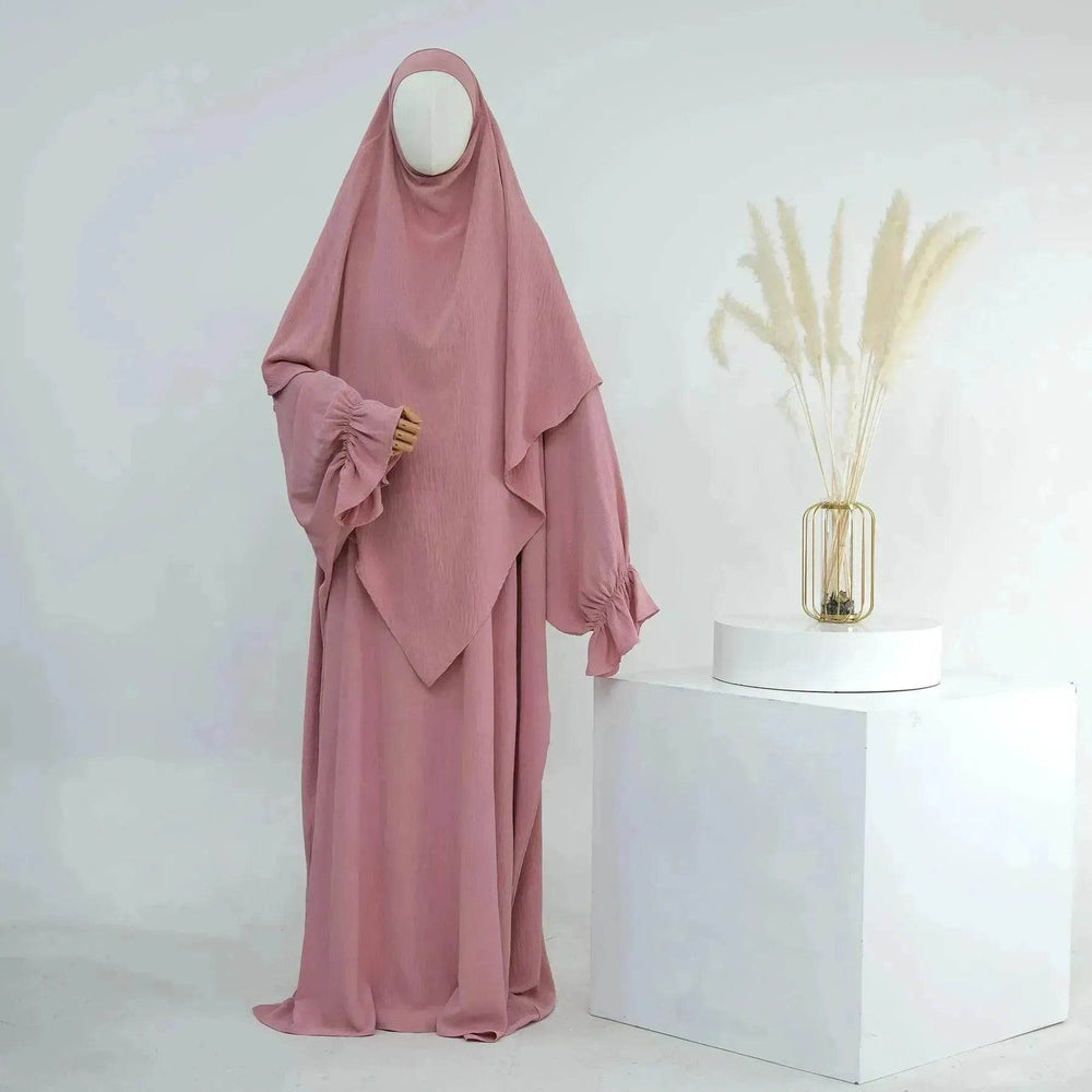 Middle East Dubai Turkey Solid Color Dress Leisure - EX-STOCK Canada