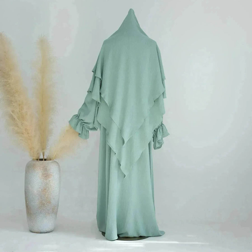 Middle East Dubai Turkey Solid Color Dress Leisure - EX-STOCK Canada