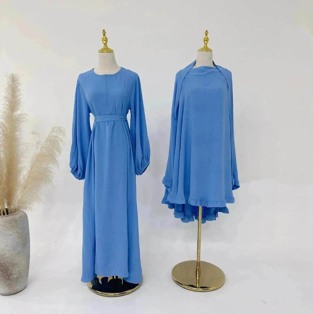 Middle East Turkey Drawstring Sleeve Dress - EX-STOCK Canada