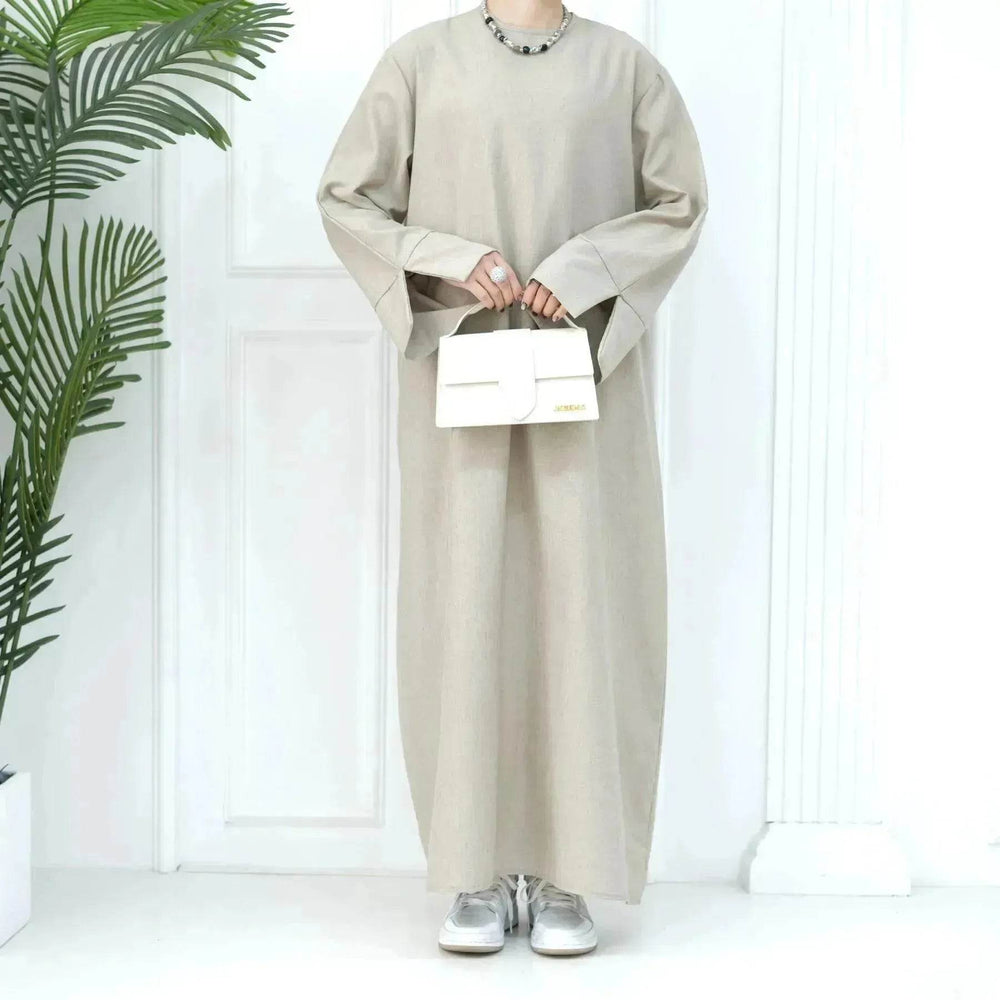 Middle East Turkey Loose Plus Size Elegant Dress Robe - EX-STOCK Canada