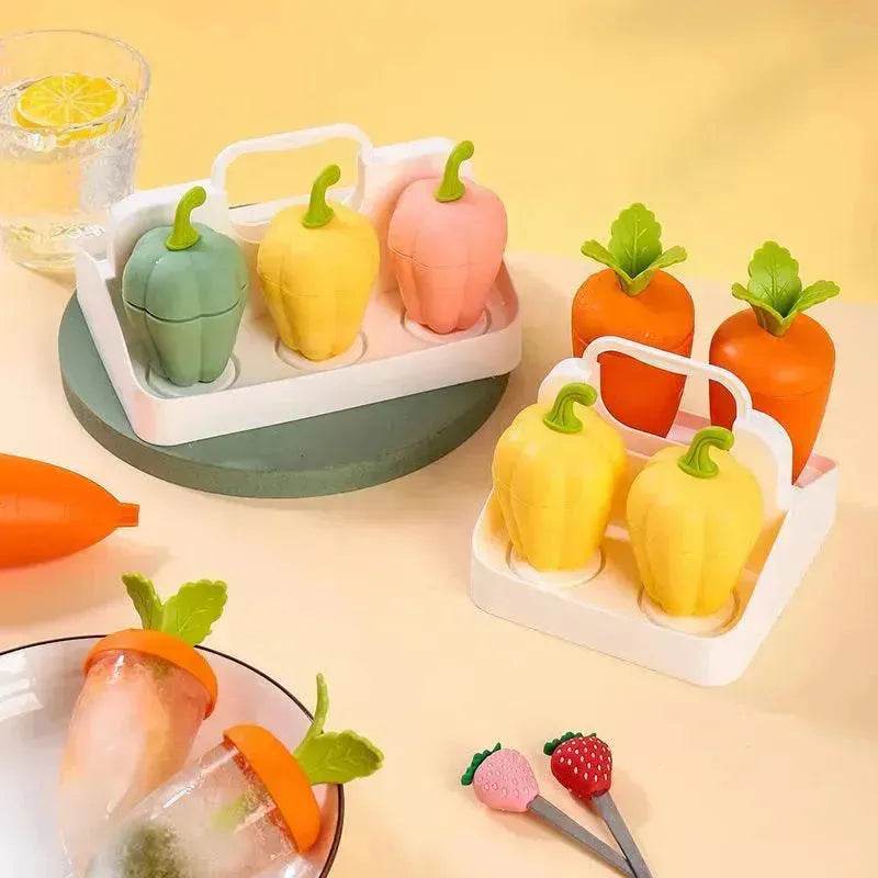 Milky Tea Cup Four Grid Ice Tray Ice-cream Mould - EX-STOCK Canada