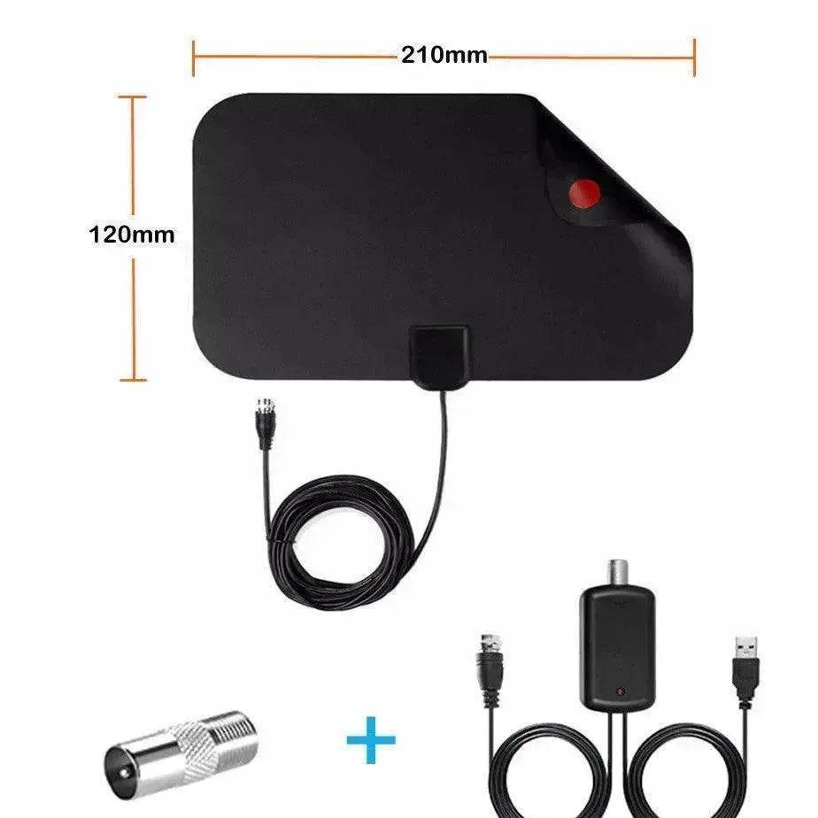 Mini HD Indoor Digital TV Antenna with IEC Adapter - EX-STOCK Canada