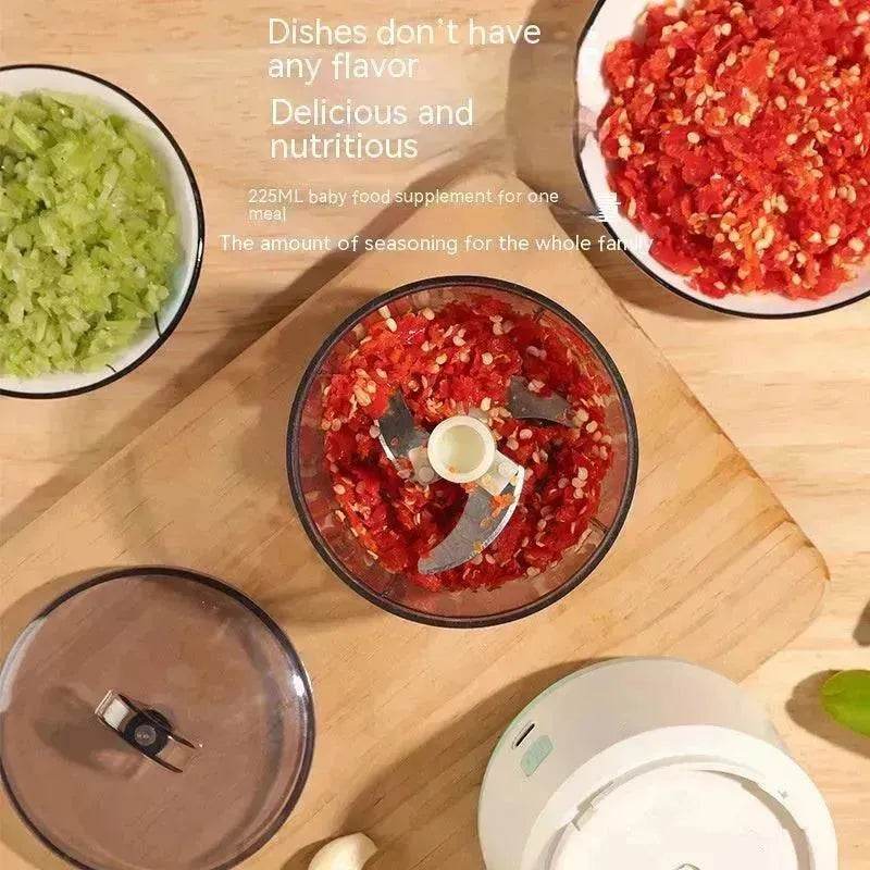 Mini Meat Grinder Household Electric Small Mixer Mincing Machine Automatic Multi-function Filling Intelligent Cooking Machine - EX-STOCK Canada