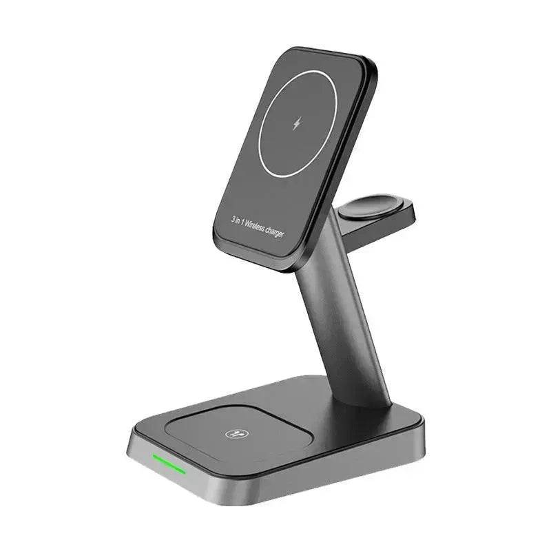Mobile Phone Vertical Wireless Charger Watch Wireless Charger Mobile Phone Wireless Three-in-one Charger - EX-STOCK Canada
