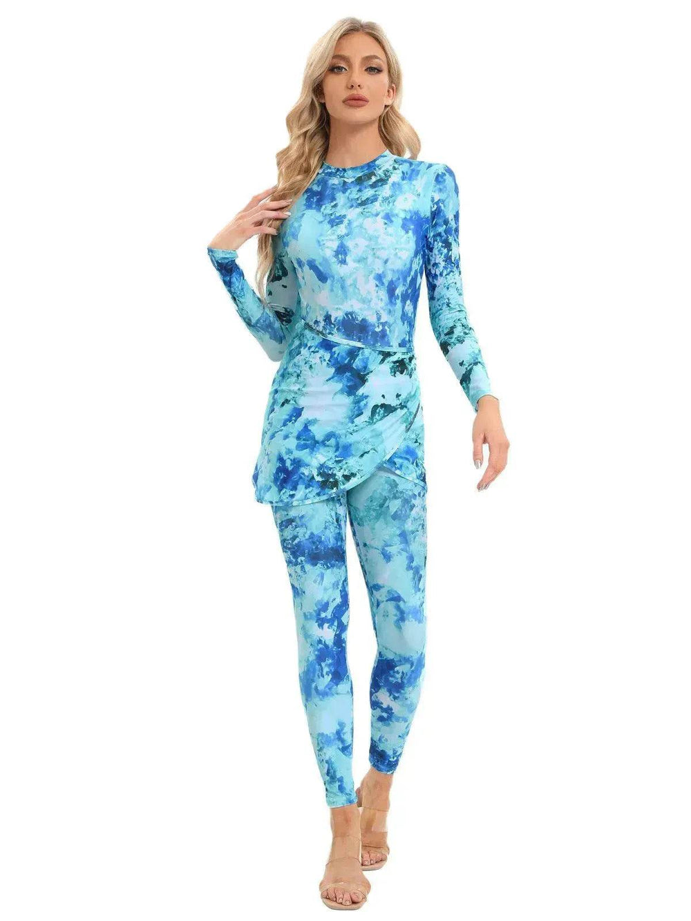 Modest 3 Piece Burkini Swimsuit Set long sleeve - EX-STOCK Canada