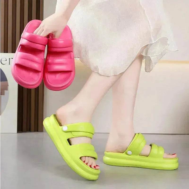 Multi-functional Thick-soled Sandals For Women Summer Outdoor Garden Slippers Beach Shoes - EX-STOCK Canada