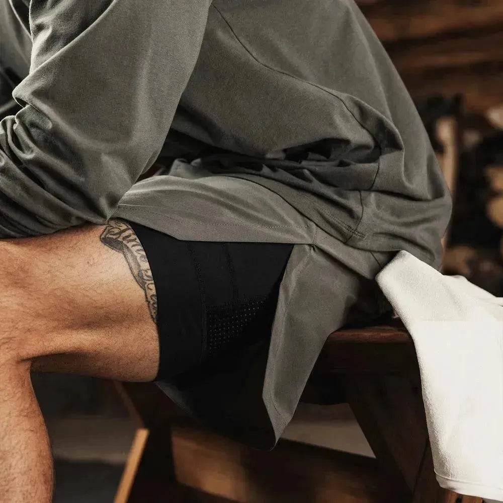 Muscle Men's Gym Sports Shorts Stretch - EX-STOCK Canada