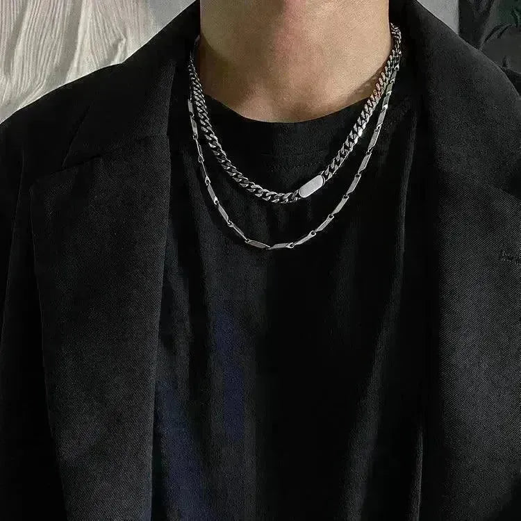 Necklace Diamond Trendy Hip Hop Necklace - EX-STOCK CANADA