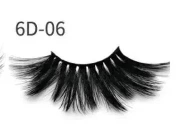 Nethong 25mm mink false eye lashes 6D three-dimensional messy cross-eye lashes Europe and the United States cross-border for eye lashes - EX-STOCK Canada