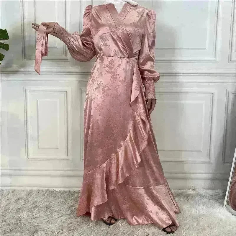 New Fashion Women's Clothing Patchwork Arab Dress - EX-STOCK CANADA