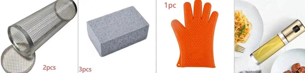 New Grilling Basket BBQ Basket Stainless Steel Grill Outdoor Picnic Camping Barbecue Cooking Supplies - EX-STOCK Canada