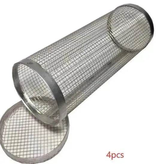 New Grilling Basket BBQ Basket Stainless Steel Grill Outdoor Picnic Camping Barbecue Cooking Supplies - EX-STOCK Canada