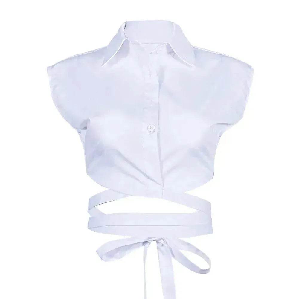 New Lace-up Trendy shirt tank Top For Women - EX-STOCK Canada