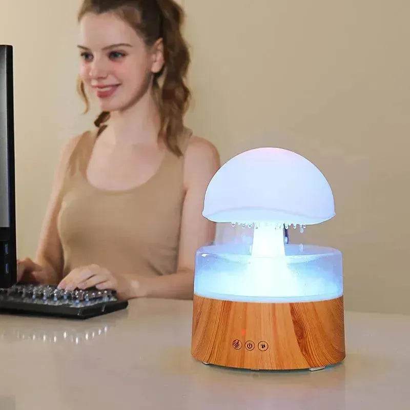 New Rain Cloud Humidifier Aromatherapy Machine Air Humidifier Ultrasonic Aroma Diffuser - EX-STOCK Canada
