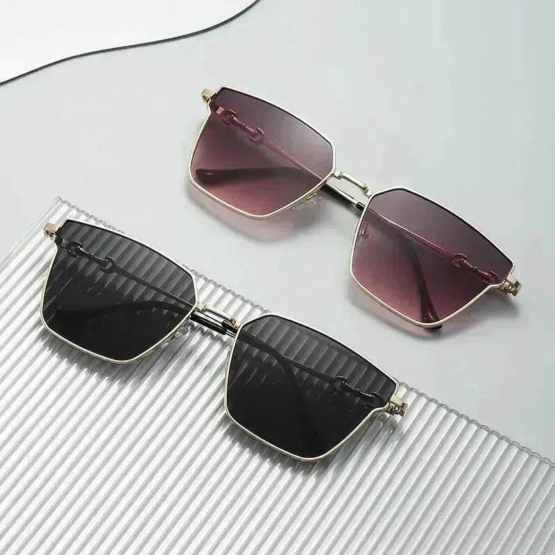 New Retro Small Frame Metal Hip Hop Sunglasses - EX-STOCK Canada