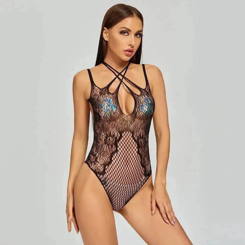 New Charming Lingerie Women Teddies Bodysuit Erotic Lingerie Crotch Stretch - EX-STOCK Canada