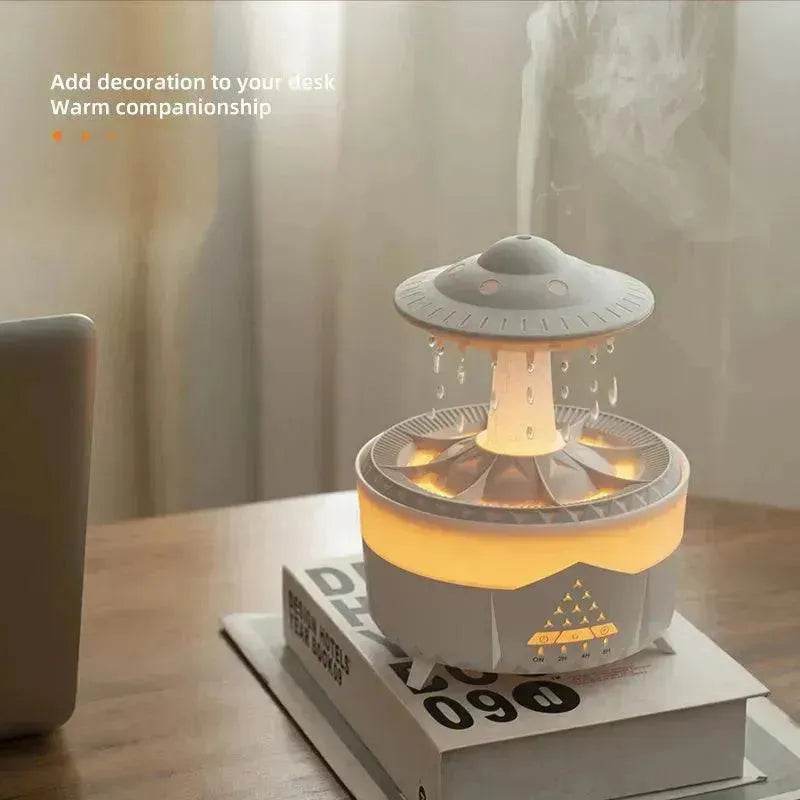 New UFO Raindrop Humidifier Water Drop Air Humidifier USB Aromatherapy Essential Oils Aroma Air Diffuser Household Mist Maker Home Decor - EX-STOCK Canada
