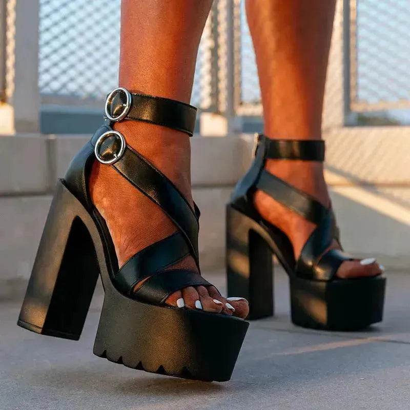 New Women's Shoes With Thick Soles And High Heels - EX-STOCK Canada