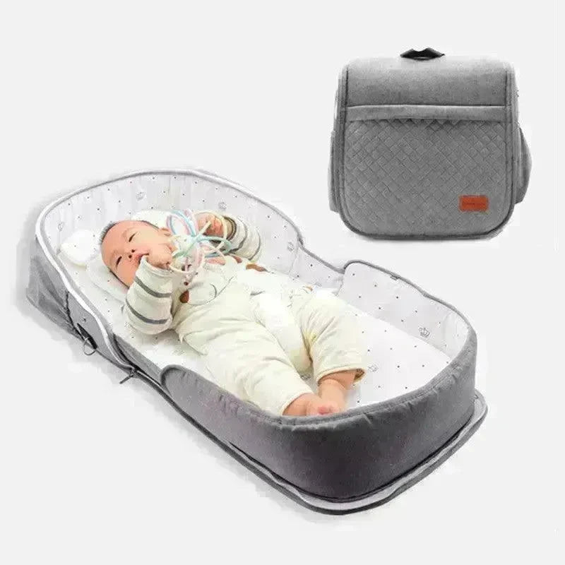 Newborn Baby Crib Foldable And Portable Mobile Backpack - EX-STOCK CANADA