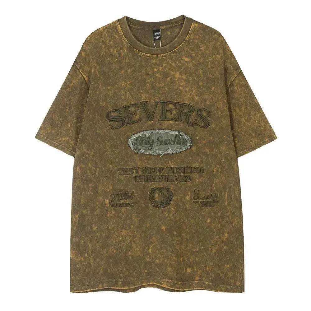 Old Washed Short Sleeve Men's Punk - EX-STOCK Canada