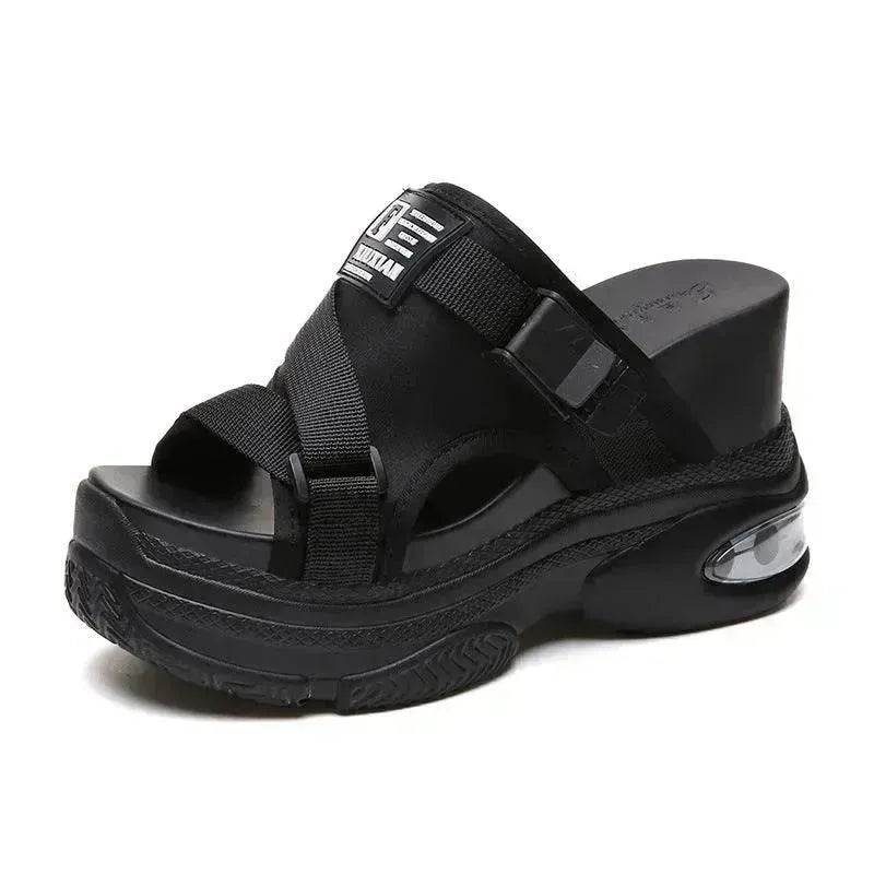 Outer Wear Thick-soled Comfortable Indoor White Non-slip Beach All-match Casual Red Slippers - EX-STOCK Canada