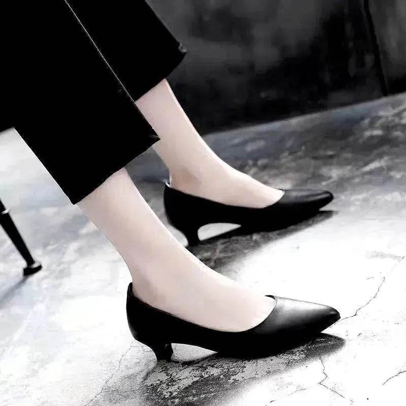 Pearl Ankle Strap High Heels Trendy Pointed Toe Stiletto Shoes - EX-STOCK Canada